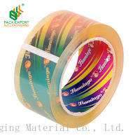 shenzhen bull packaging material crystal clear low noise adhesive tape 